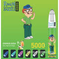 थोक डिस्पोजेबल vape रैंडम चकाचौंध 5000 प्रकाश चमक